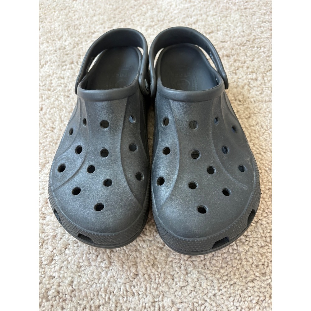 Crocs Baya Clogs Black Slip On Comfort Shoes Mens 9 Womens 11